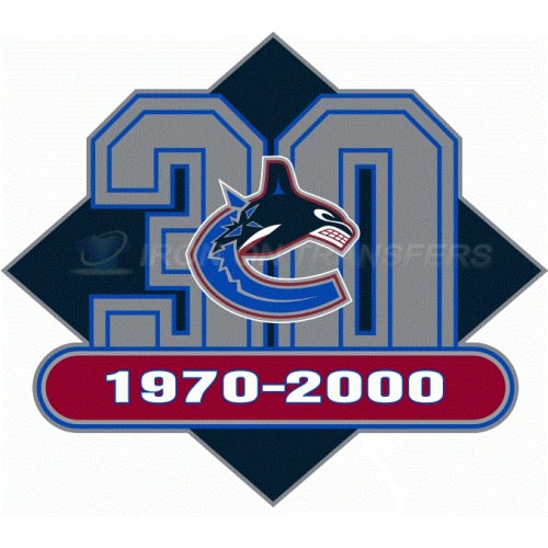 Vancouver Canucks Iron-on Stickers (Heat Transfers)NO.365